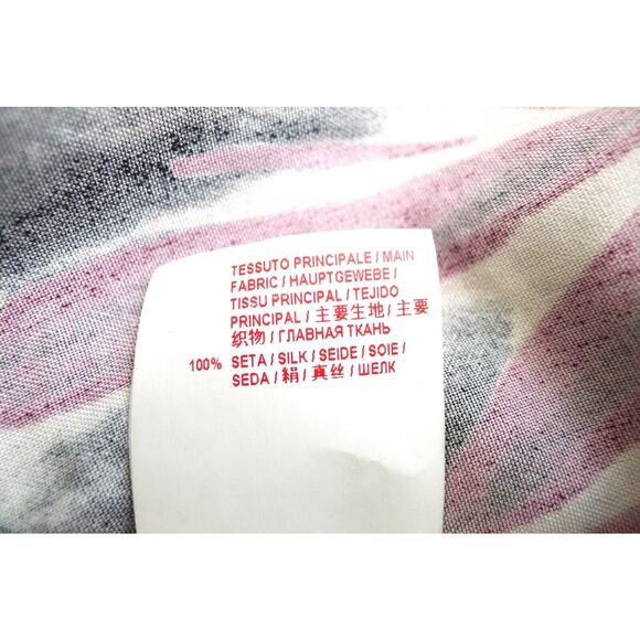 MARNI Silk Palm Leaf Print Midi Long Sleeve Dress Italy SSENSE 44 8 $1750 - Picture 9 of 9